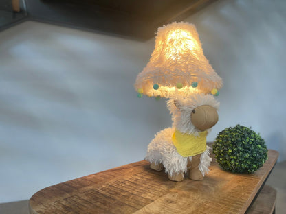 Alma – Alpaca tafellamp met LED – Happy Lamps