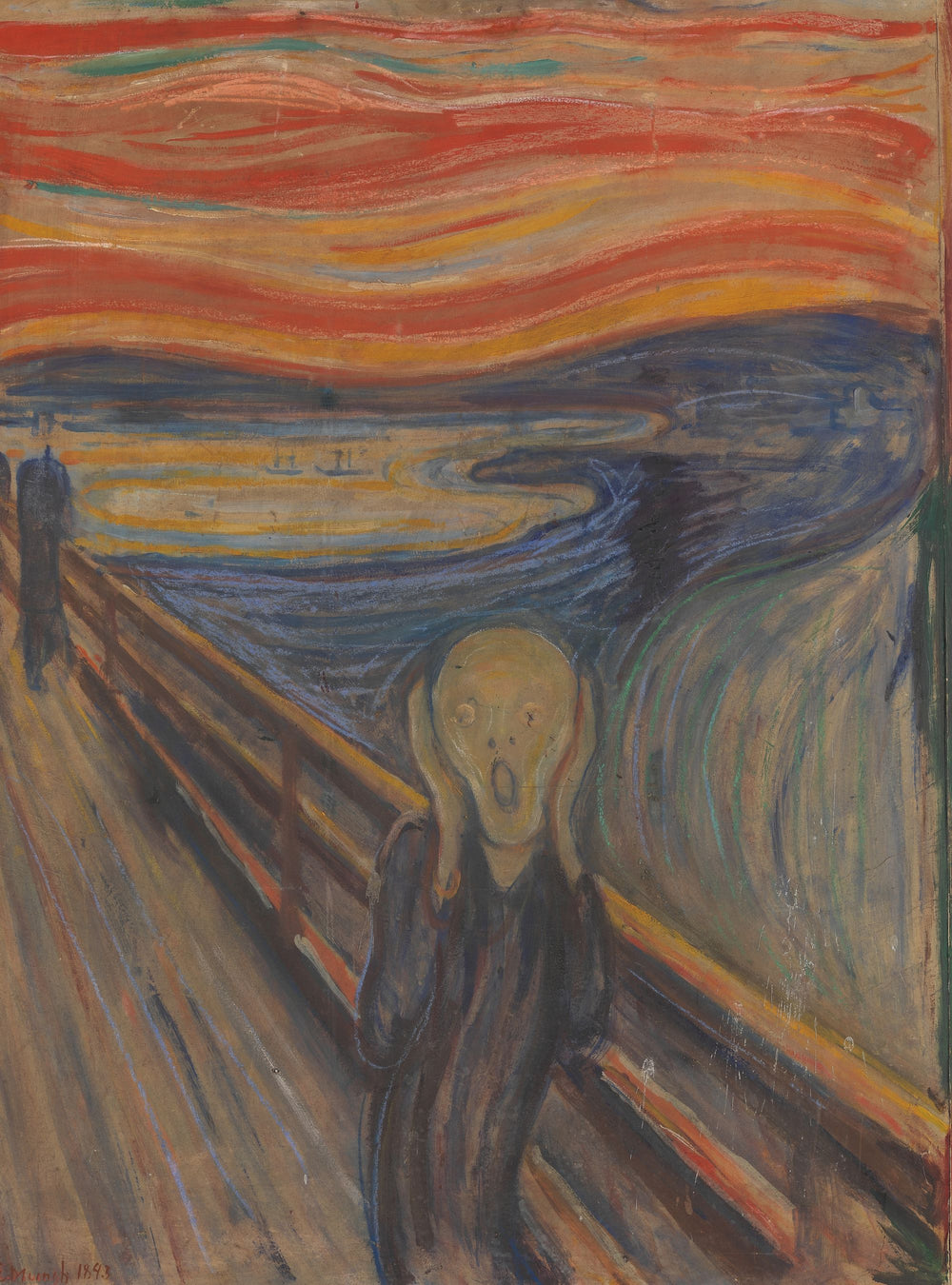 Edvard Munch - The Scream Art Socks