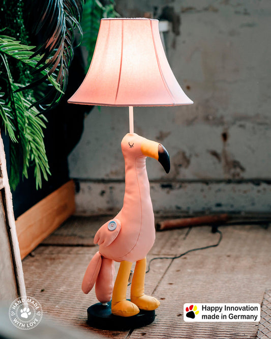 Mingo – De gevoelige flamingo – Tafellamp met LED – Happy Lamps