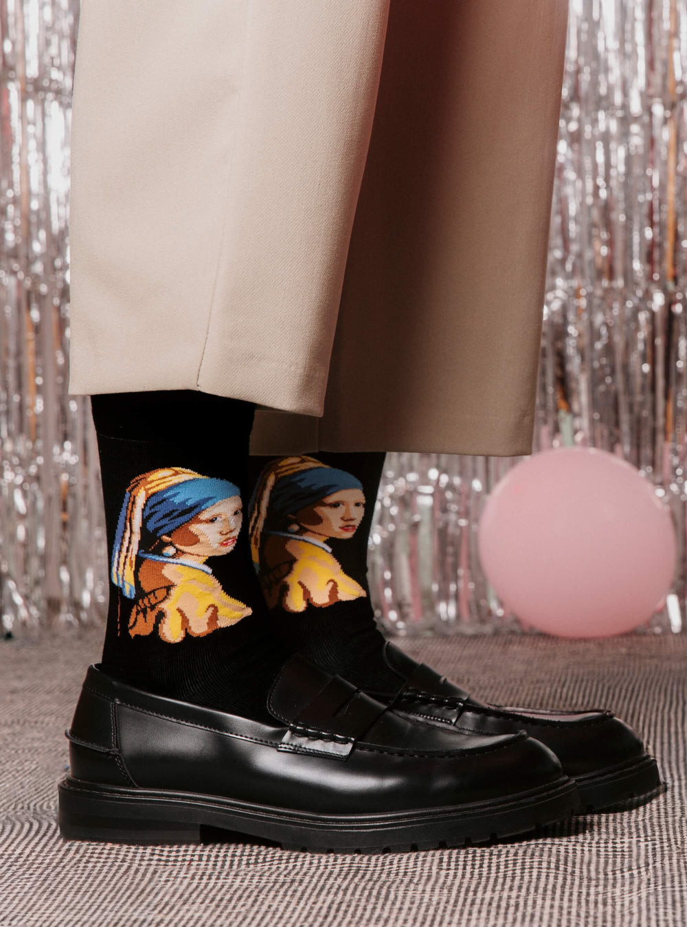 Johannes Vermeer – Girl with a Pearl Earring Art Socks