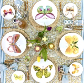 La Dolce Vita di una Farfalla – Piatti Maxi | Set of 4 Maxi Plates
