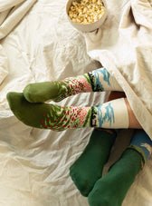 Claud Monet - Klaprozen Kunstsokken