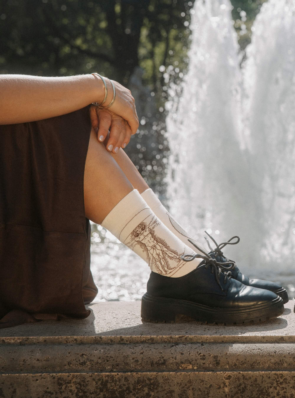 Leonardo da Vinci – Vitruvian Man Art Socks