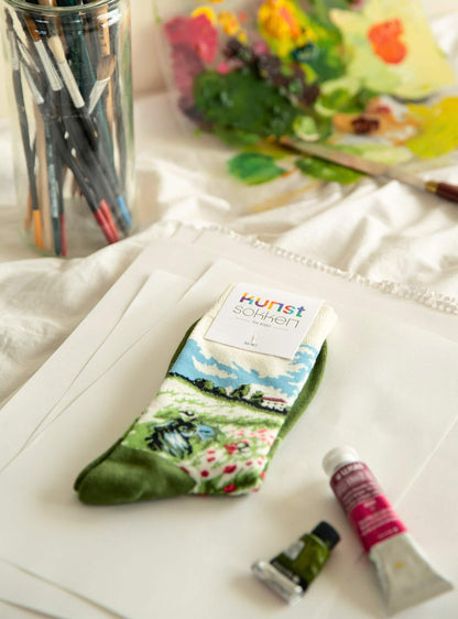 Claud Monet - Klaprozen Kunstsokken