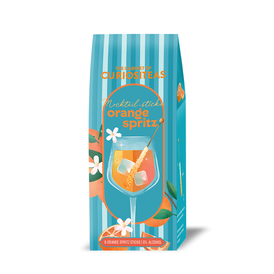 Orange Spritz mocktail sticks