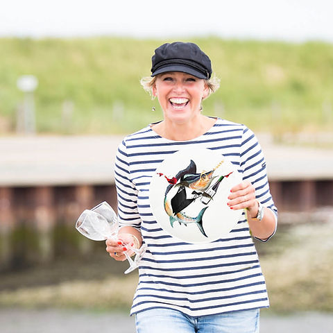 The Culinary Catch – Set van 4 dinerborden