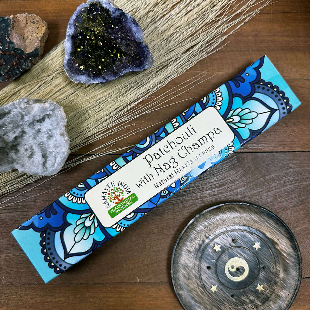 Patchouli Nag Champa Masala Wierook – Namaste Mandala