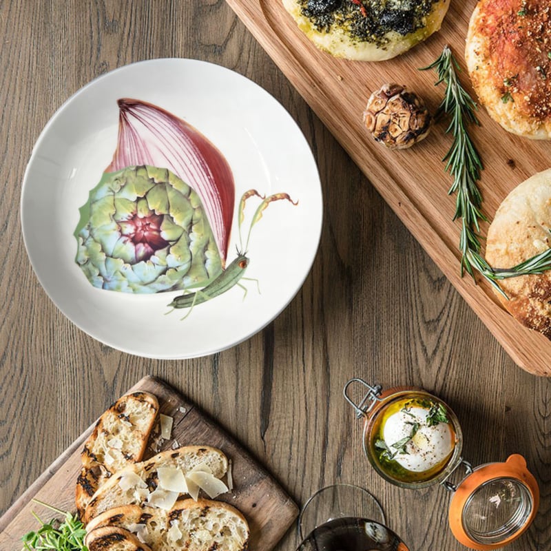 La Dolce Vita di una Farfalla – Piatti Fondi | Set of 4 Deep Plates
