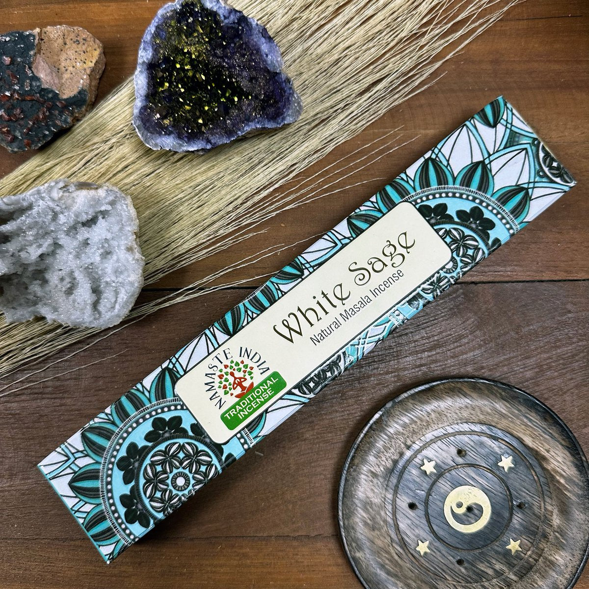 Witte Salie Masala Wierook – Namaste Mandala