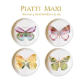 La Dolce Vita di una Farfalla – Piatti Maxi | Set of 4 Maxi Plates