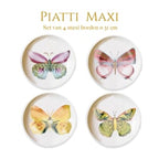La Dolce Vita di una Farfalla – Piatti Maxi | Set of 4 Maxi Plates