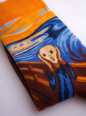 Edvard Munch - The Scream Art Socks