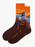 Edvard Munch - The Scream Art Socks