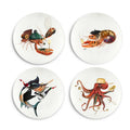 The Culinary Catch No. 1 – set of 4 dinner plates