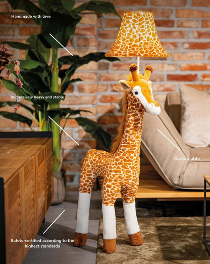 Raffi – De indrukwekkende giraffe – Vloerlamp met LED – Happy Lamps