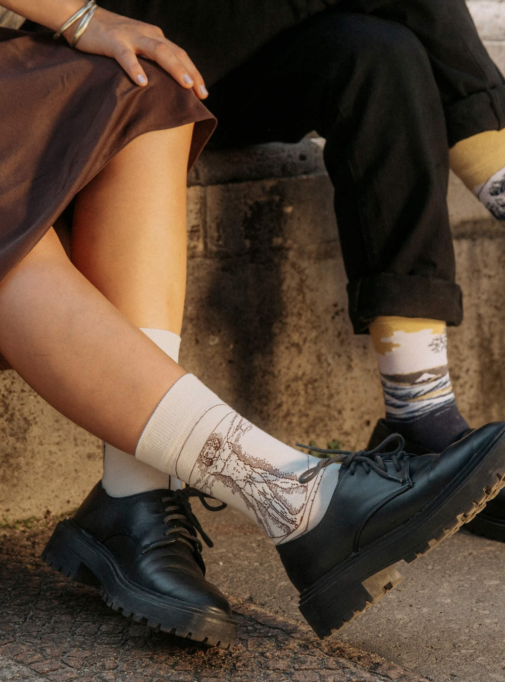 Leonardo da Vinci – Vitruvian Man Art Socks