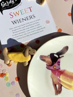 Sweet Wieners - Set of 6 cake plates