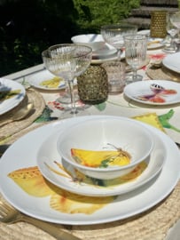 La Dolce Vita di una Farfalla – Piatti Fondi | Set of 4 Deep Plates