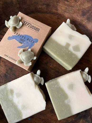 Groene Klei Oggy Zeep