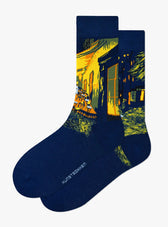 Vincent van Gogh – Café Terrace at Night Art Socks