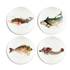The Culinary Catch no.3 The Nightlife Catch - set of 4 dinner plates