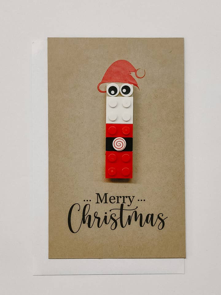 LEGO Kerstman Kerstkaart – Merry Christmas