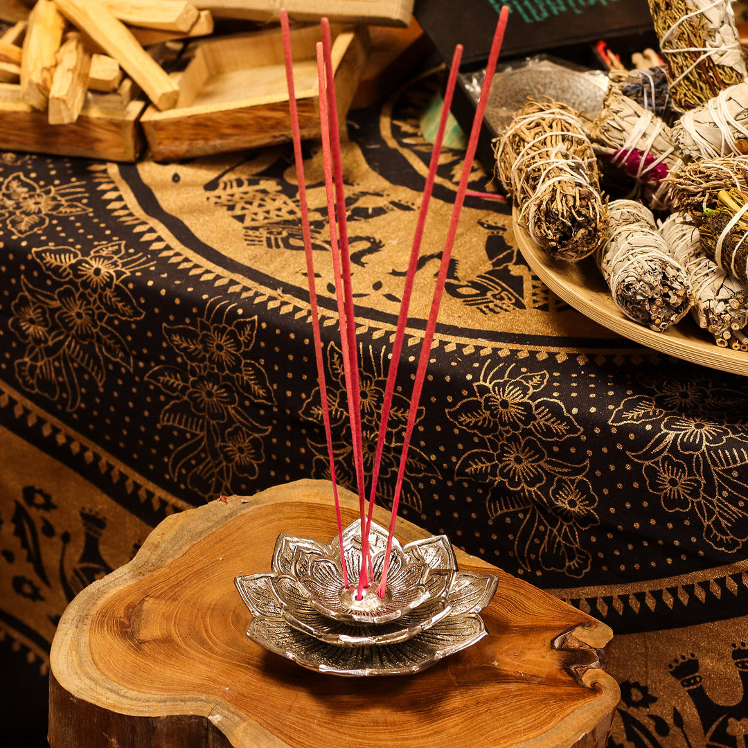 Lotus Wierookhouder – Tri-Flower