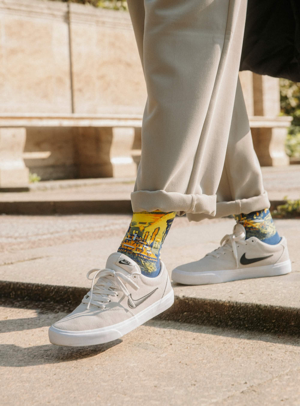 Vincent van Gogh – Café Terrace at Night Art Socks