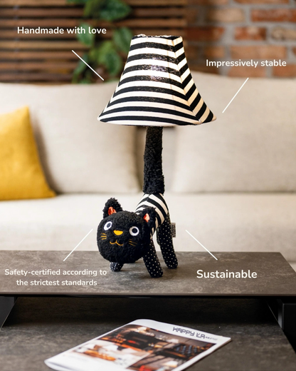 Baby Luna – Kat tafellamp met LED – Happy Lamps