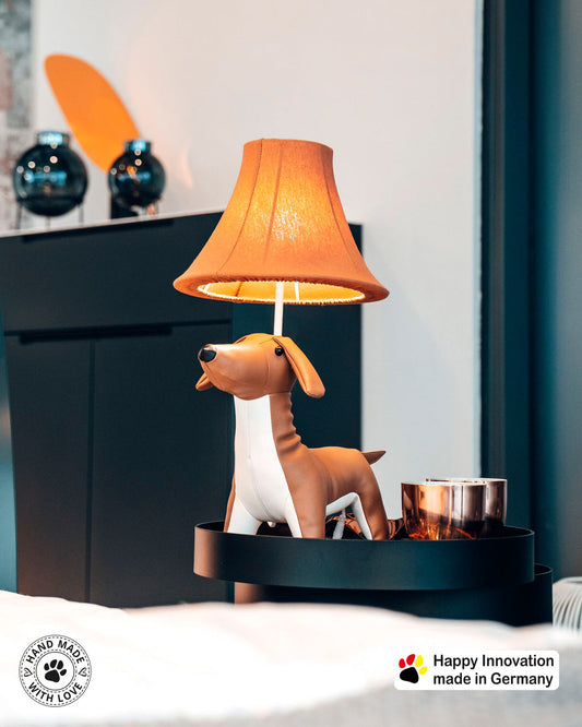 Waldi – De teckel met een sterk karakter tafellamp met LED – Happy Lamps