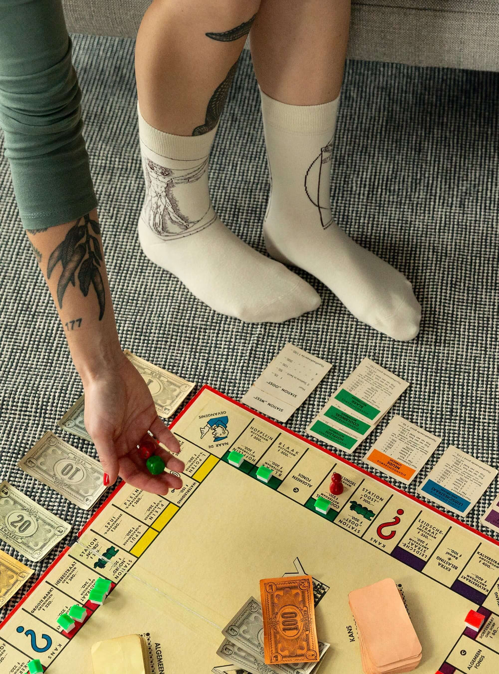 Leonardo da Vinci – Vitruvian Man Art Socks