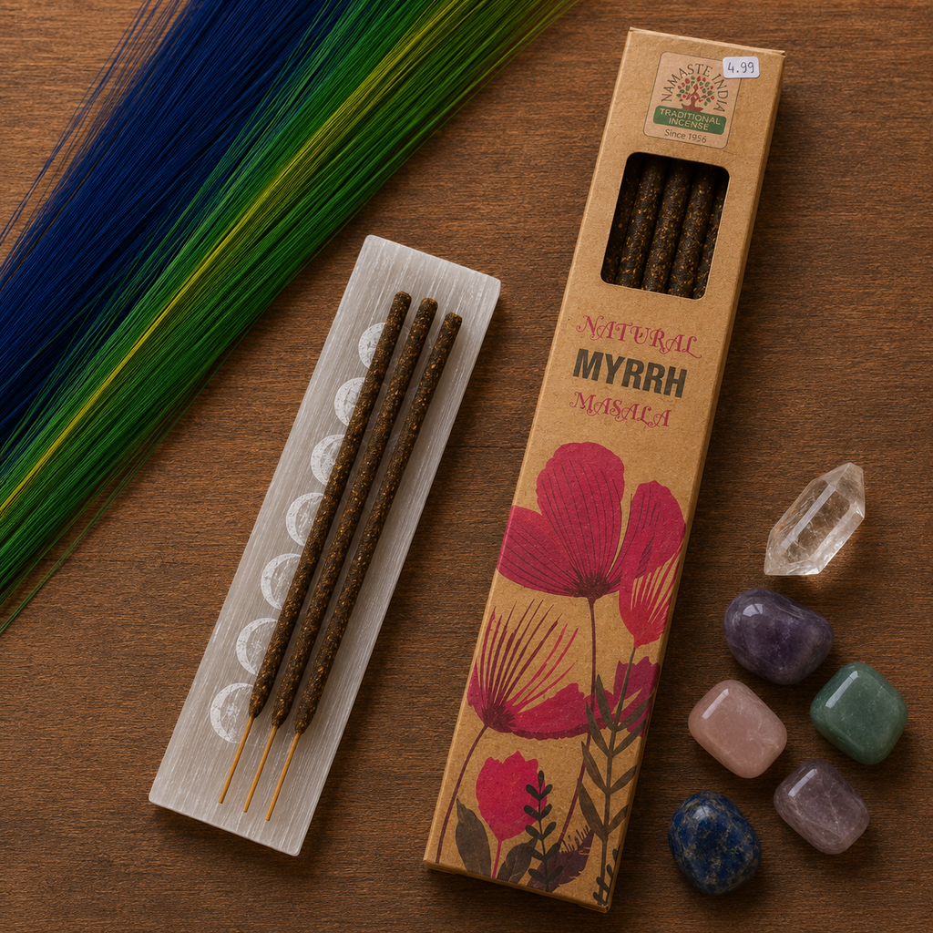 Natural Myrrh Masala Smudge Wierook
