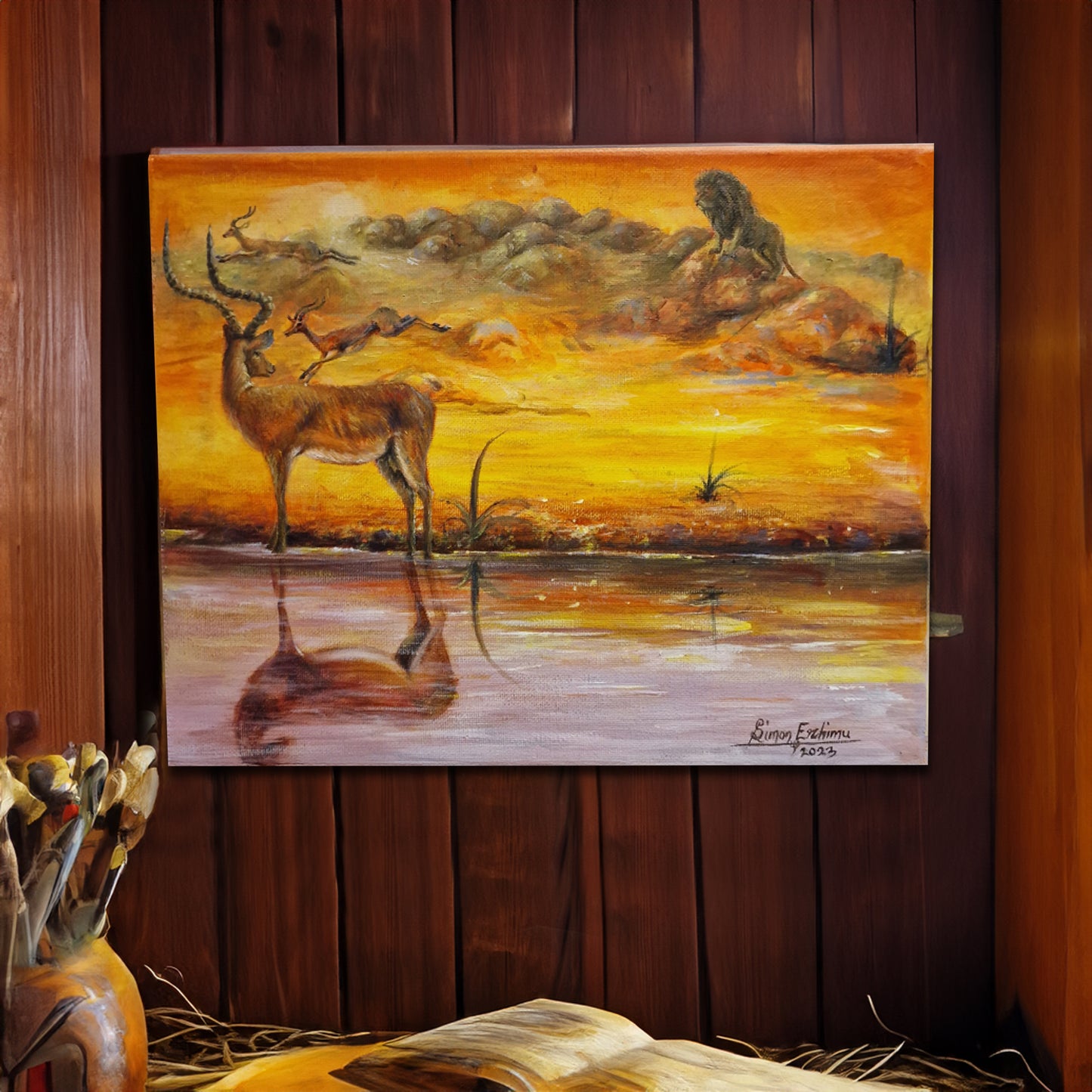 Painting African Savanna